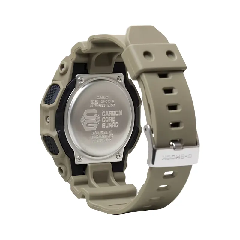Casio G-Shock Dual-time 10 Years Battery Military Beige Men's Watch- GA-010-5A
